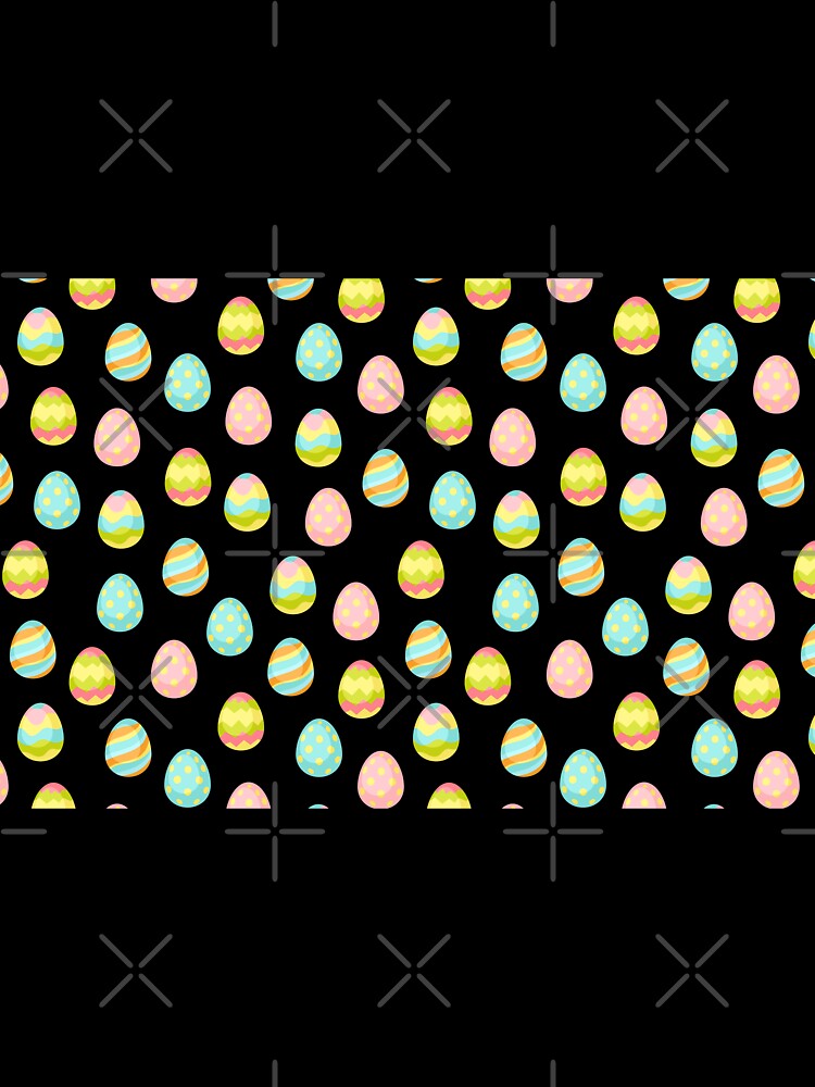 Easter Eggs black by cutecrazytshirt