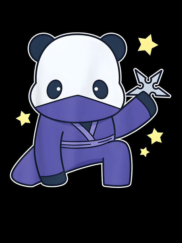 Panda Wearing A Ninja Panda Bear by hzibfldecjq42