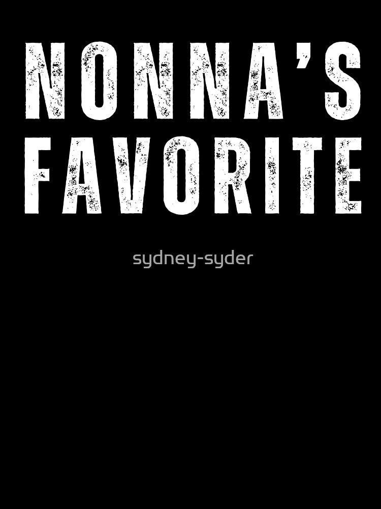 Nonna's favorite by sydney-syder
