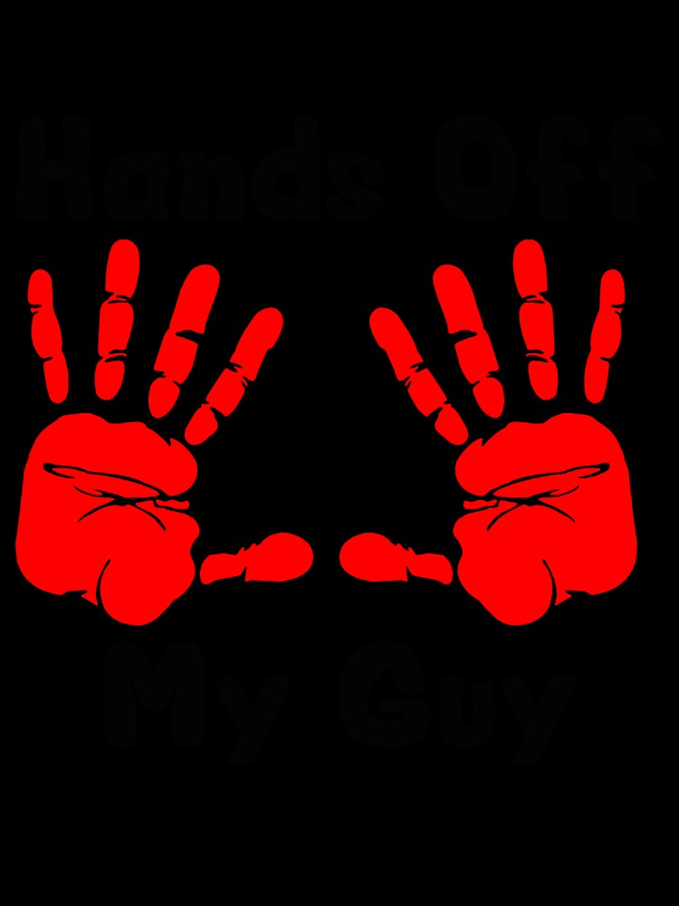 Hands Off My Guy Couple Shirt by kyuzki