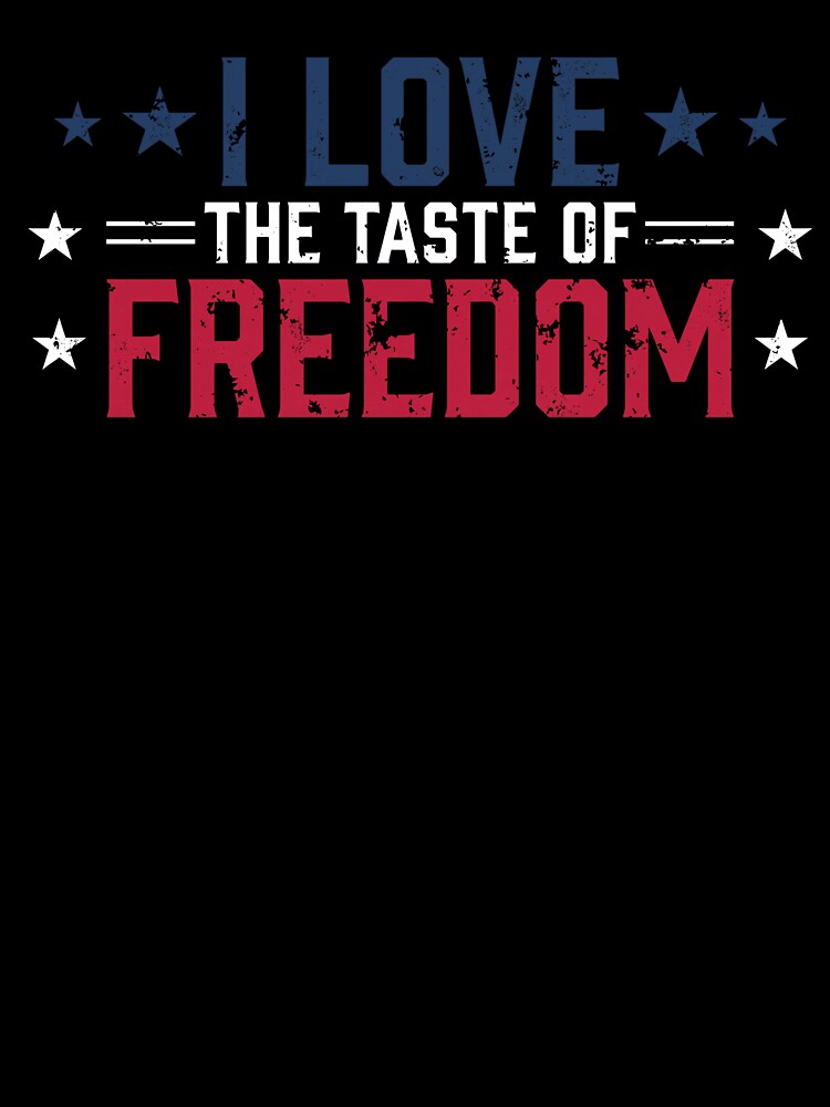 I Love The Taste of Freedom Couples 4th of July Matching Design by NADIASHOP86