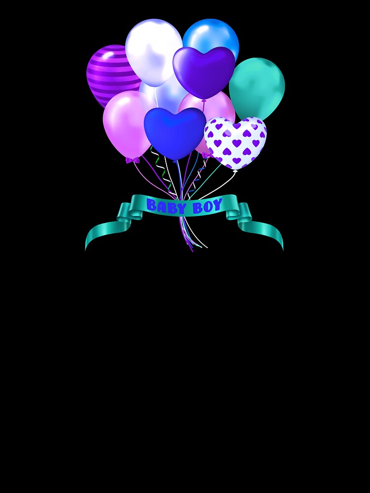 Baby Boy Balloon Bundle - Navy (Incl. Maternity & Baby Wear) by PawsitiveMum