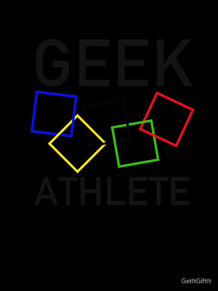 Geek Athlete Graphic Art Design by GetItGiftIt