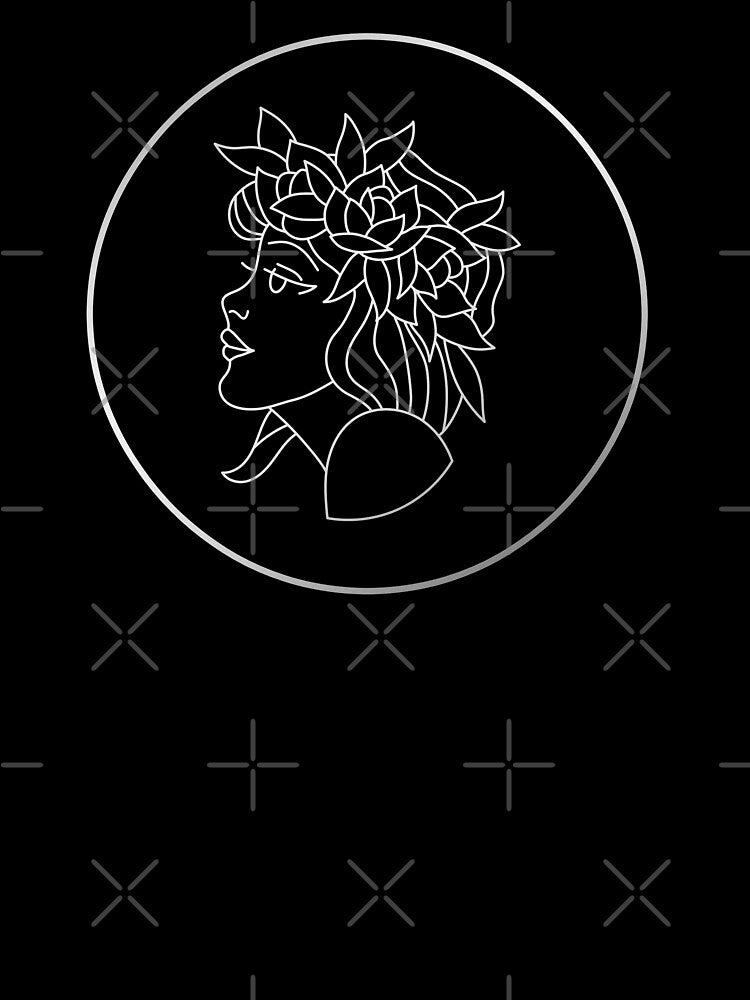 Virgo Zodiac Art Silver by Felicity-K