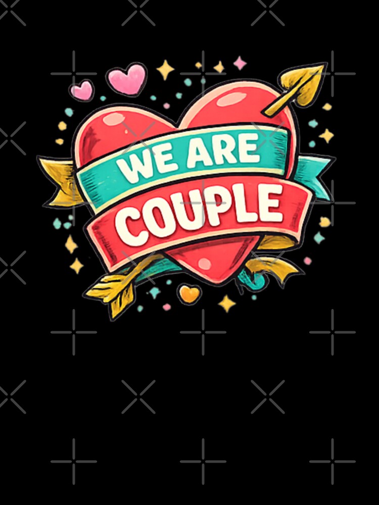 We are Couple Typography Design by Swati's Digital Den