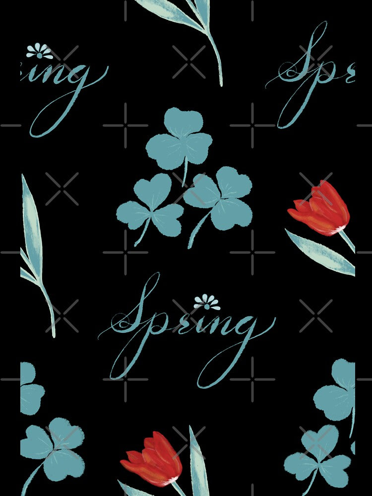 Hand-drawn spring flower seamless seasonal pattern by Ammi77