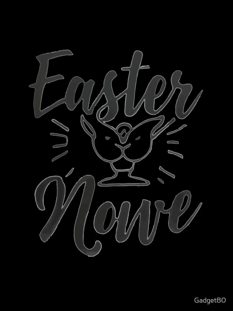 Cool t-shirt for Easter with fancy text. by Gadget80