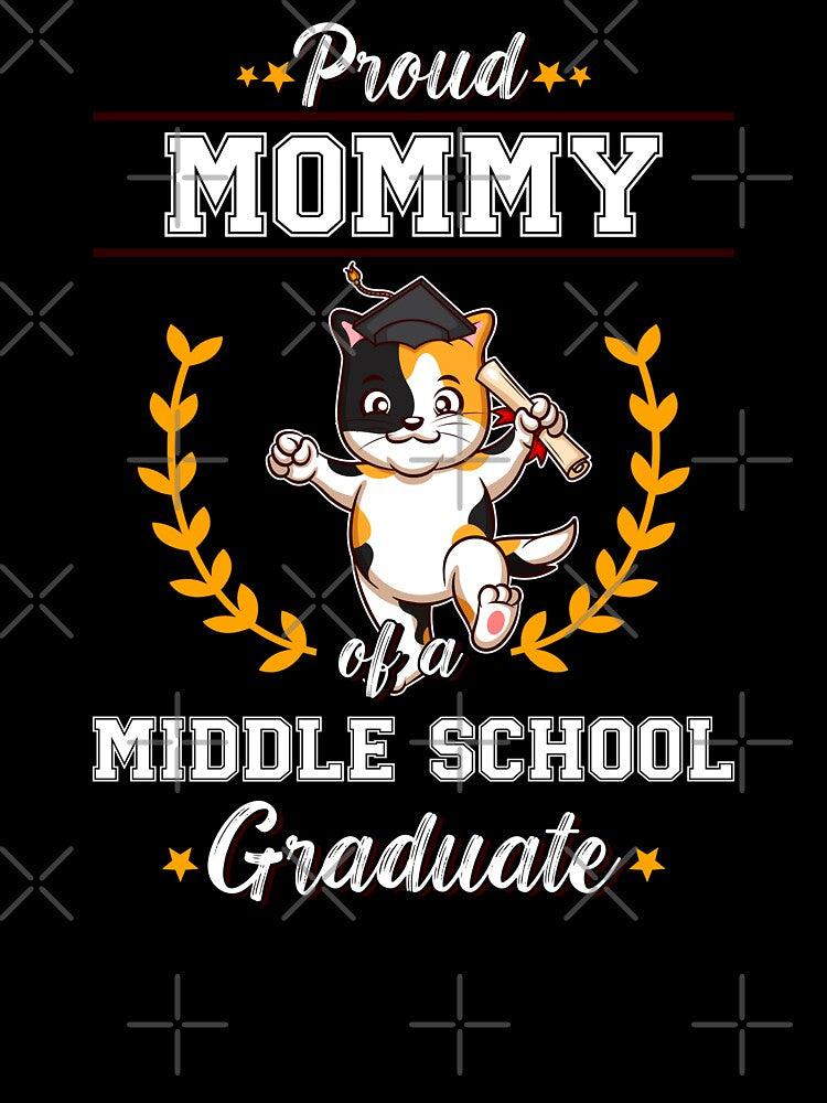 Proud Mom Middle School Graduate Graduation Party by anziehend