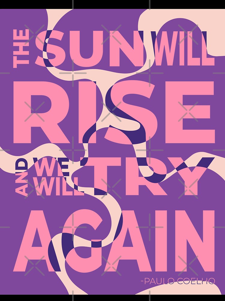 The sun will rise and we will try again - purple and pink by carmenpexa