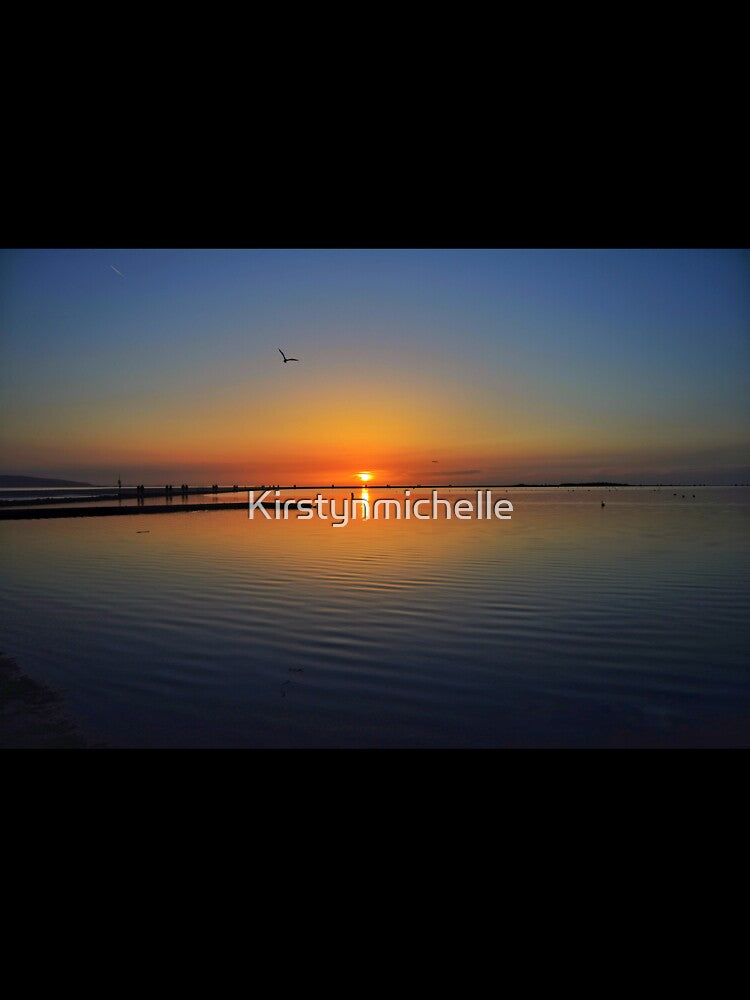 Sunset across the water by Kirstynmichelle