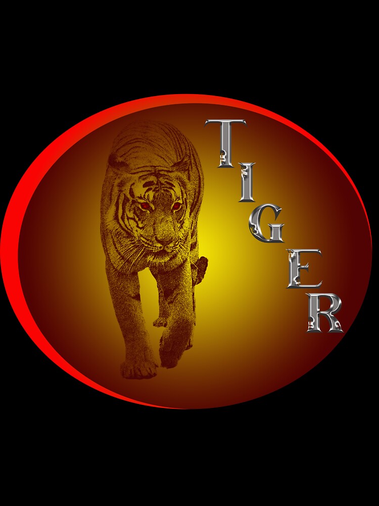 The tiger is coming slowly by Bigrow