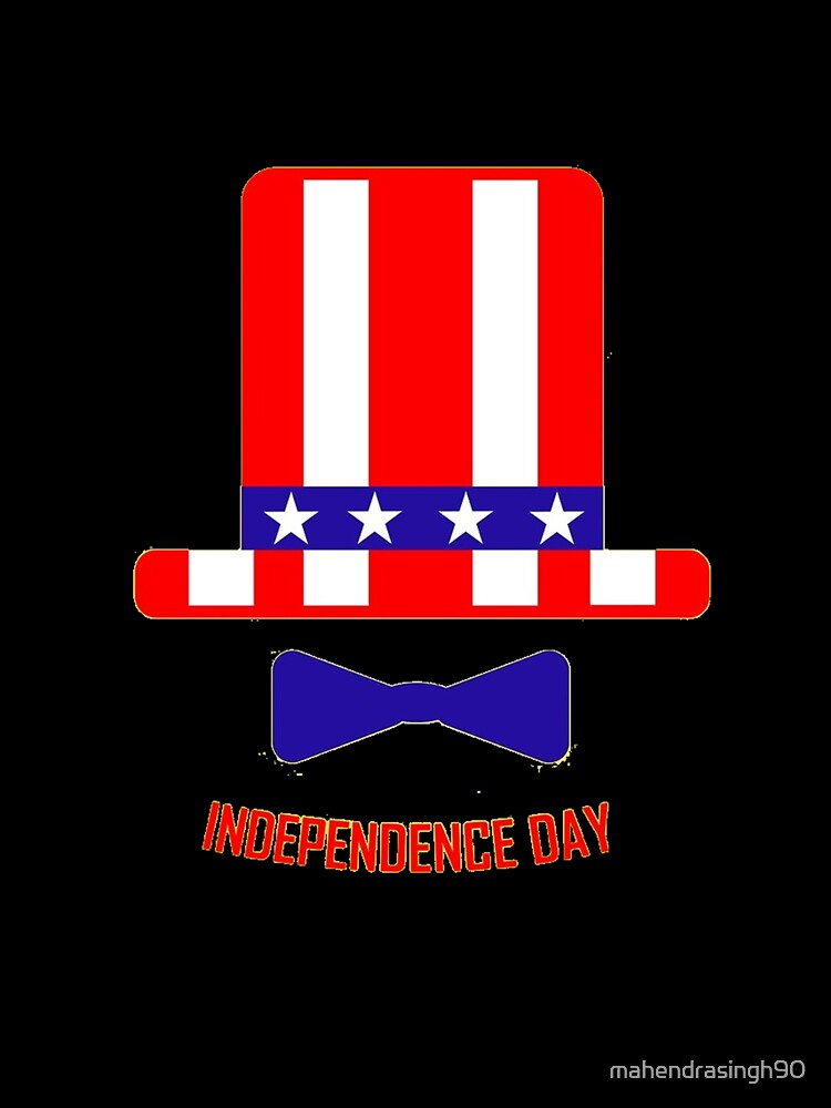 Independence Day with American Hat by mahendrasingh90