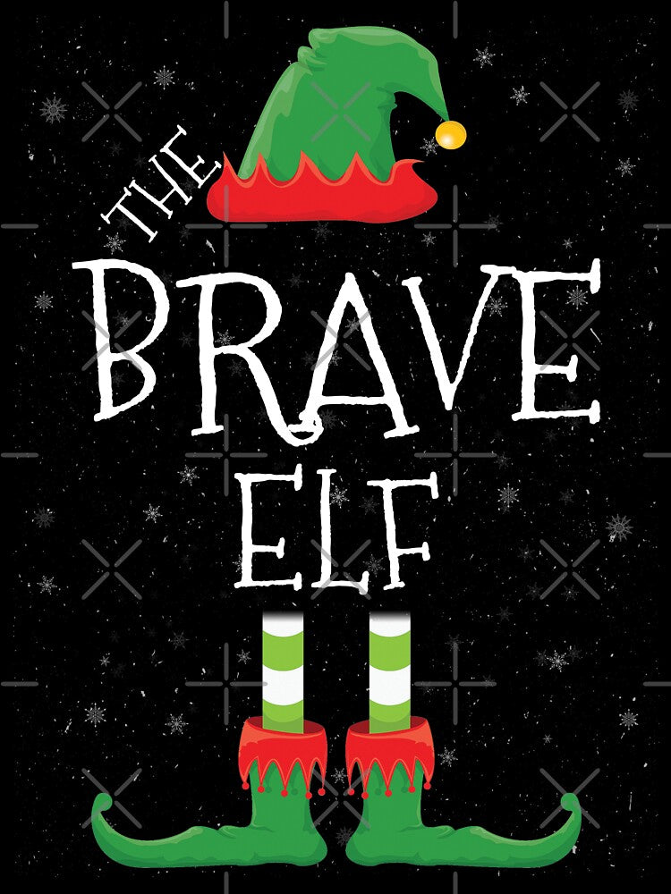 Brave Elf Family Matching Christmas Group Funny Gift by DavisHasari