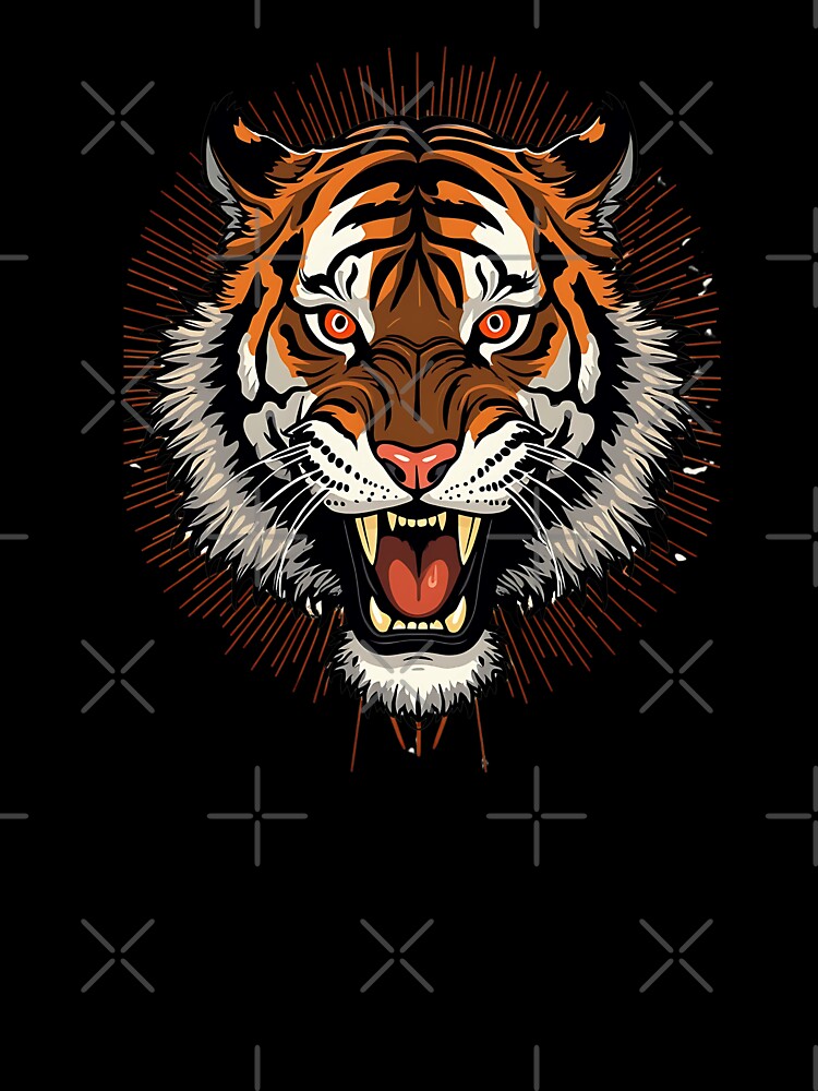 Sumatran Tiger and Amur Tiger: Rare Big Cats of the Jungle by VibeTCreations