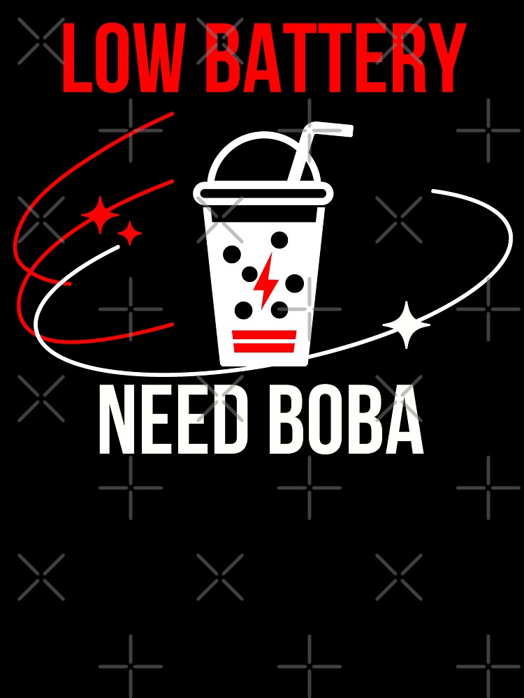 Low Battery Need Boba by WhitepaperStyle