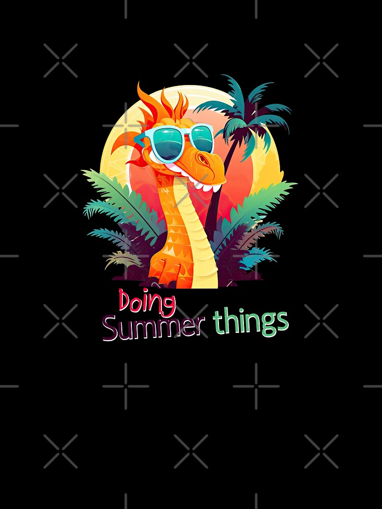 Doing Summer Things Dragon by TeePulseMania