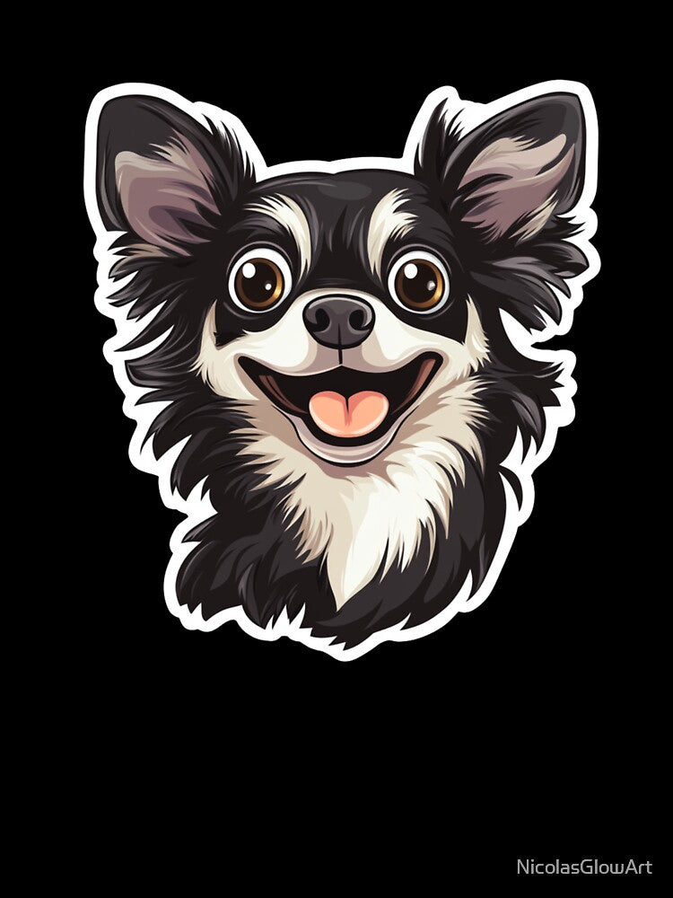 Happy Chihuahua by NicolasGlowArt