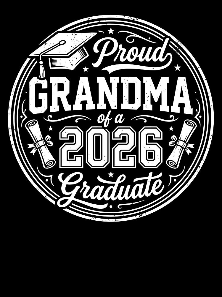 Proud Grandma of a Class of 2026 Graduate for Graduation Senior 2026 by ROOFY-HK