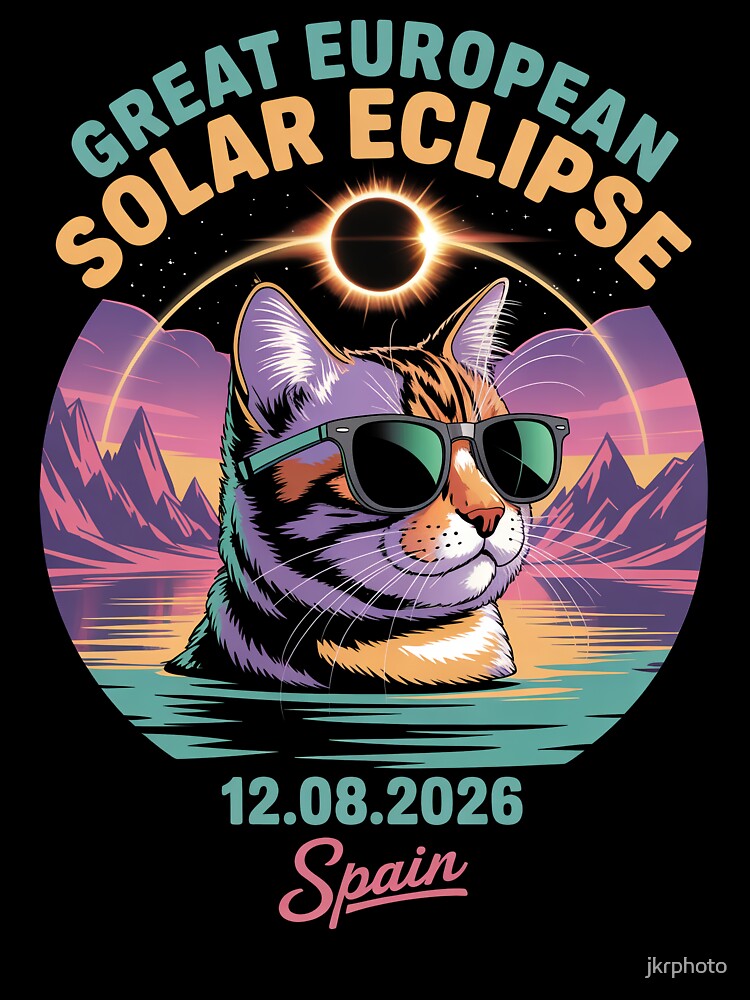 Cat in Sunglasses for Solar Eclipse by jkrphoto