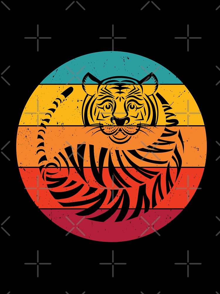 Vintage Tiger Animal Retro Tigers Lover by taogiauco