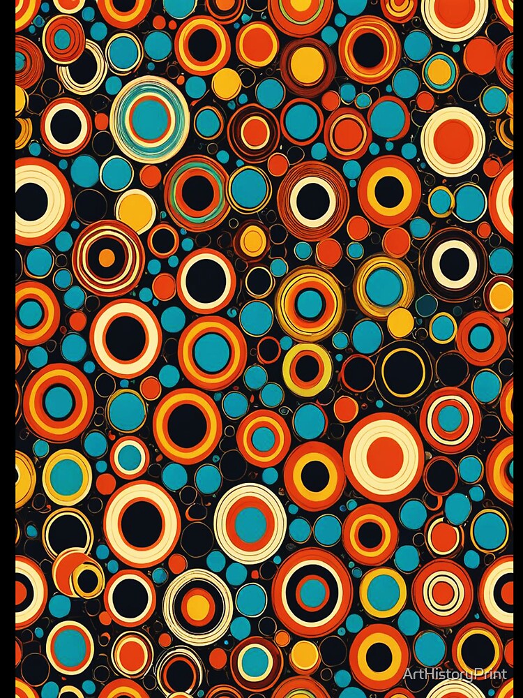 Groovy Circles by ArtHistoryPrint