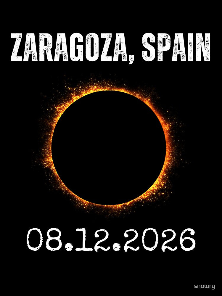 Zaragoza Spain Solar Eclipse 08.12.2026 Event by snowry
