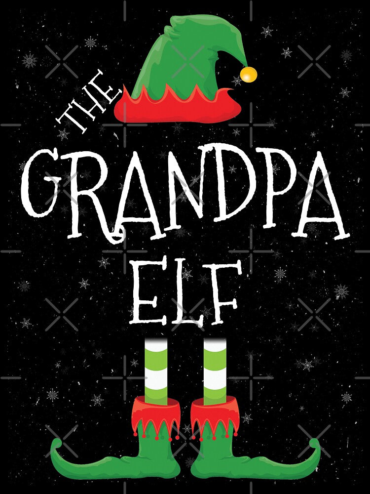 Grandpa Elf Family Matching Christmas Group Funny Gift by DavisHasari