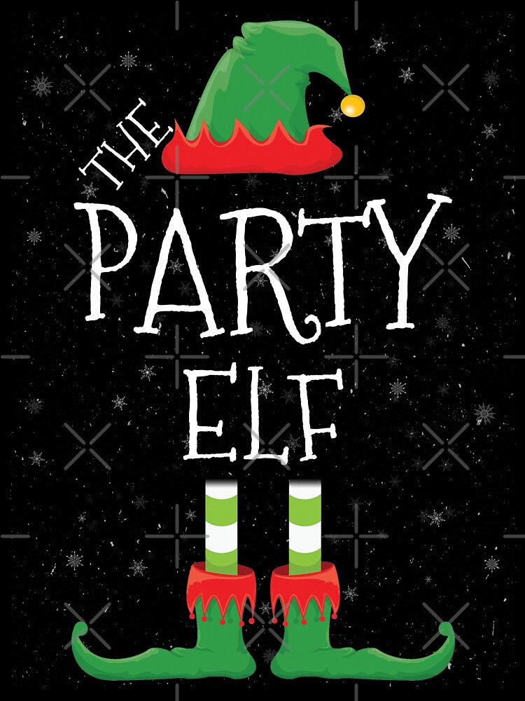 Party Elf Family Matching Christmas Group Funny Gift by DavisHasari