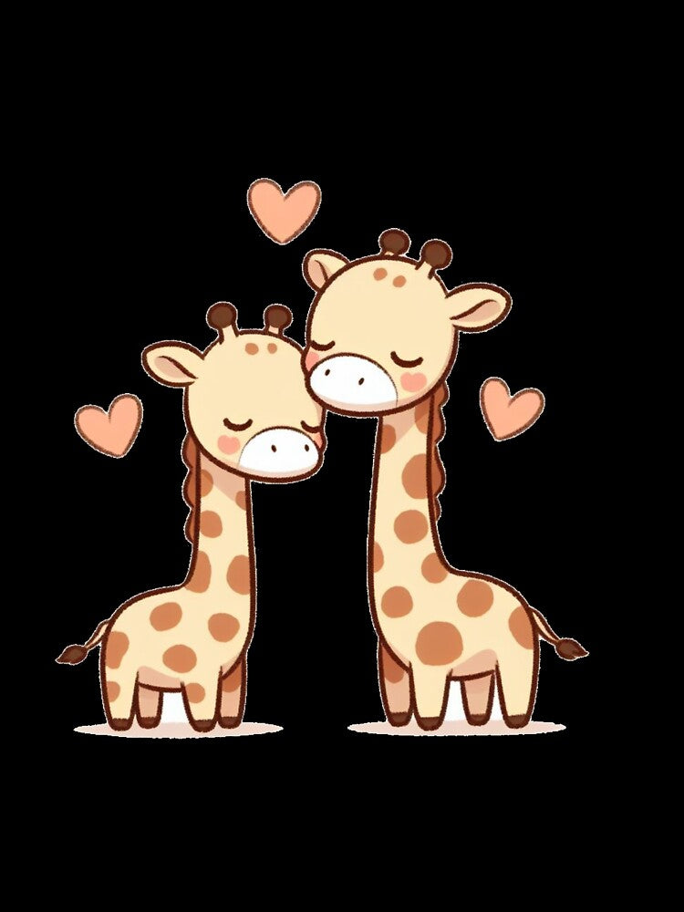 Giraffe Couple Valentine's Day by LemuellTrends