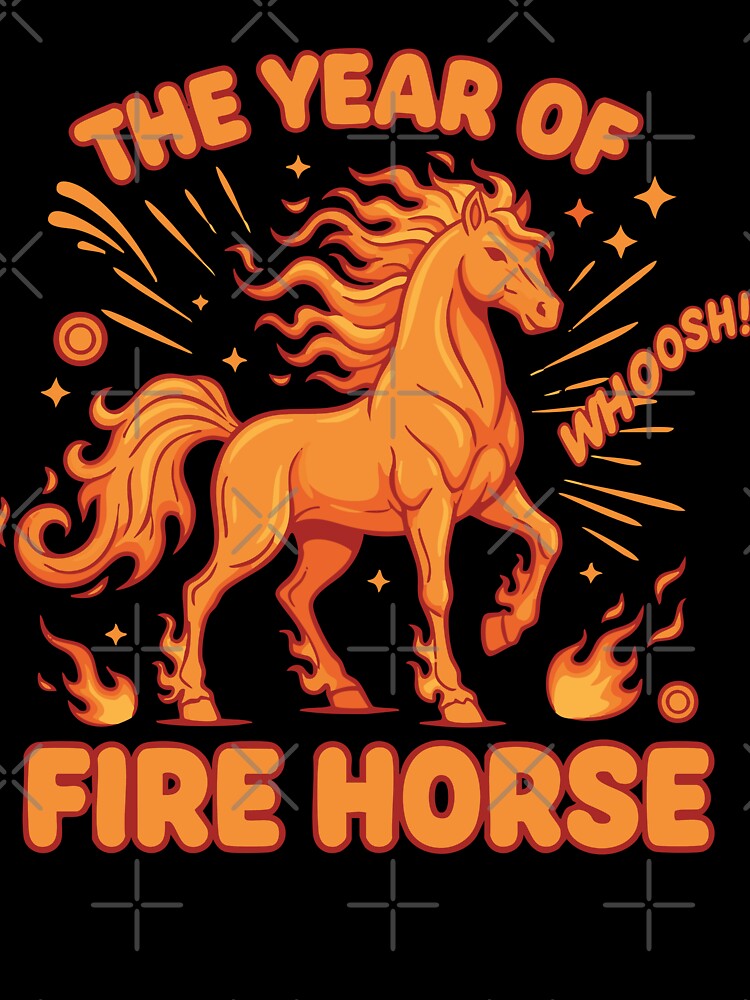 The Year Of Fire Horse 2025 Leap Day by LuminOrb