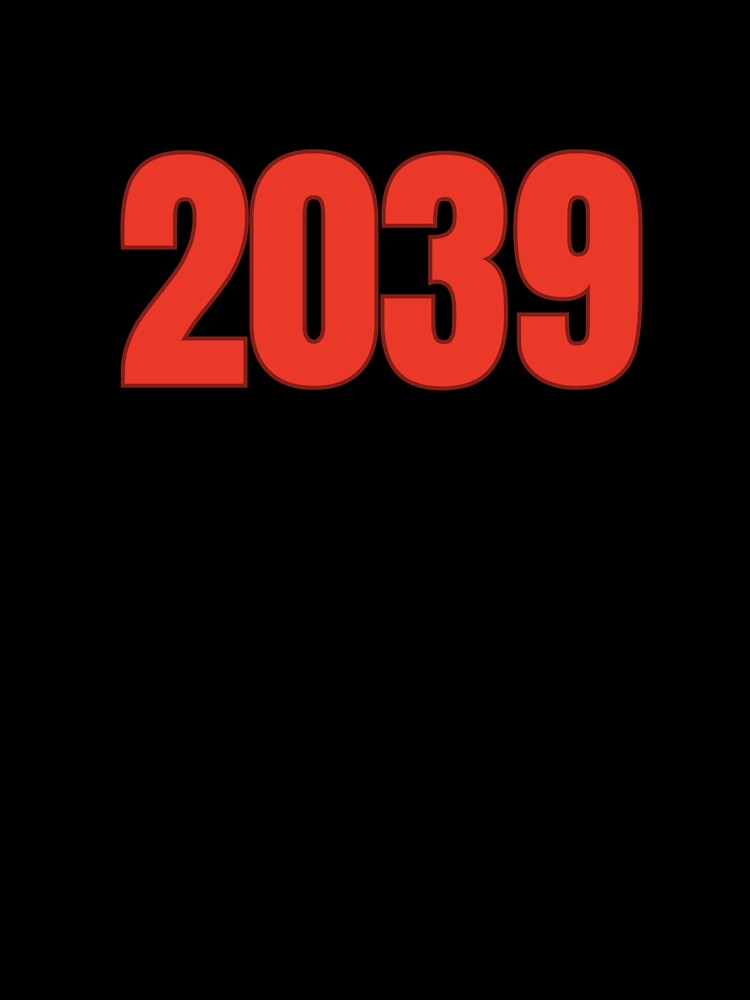 2039 Year Number Date Typography by Rasheedaholik