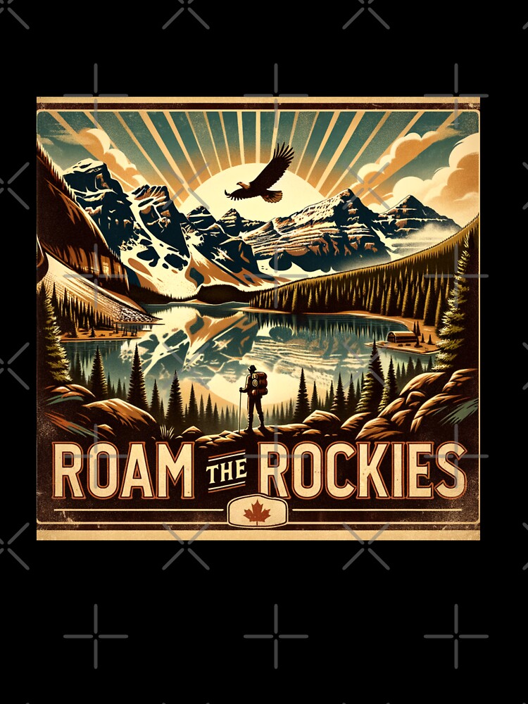 Roam the Rockies Hiking by visionaryprint