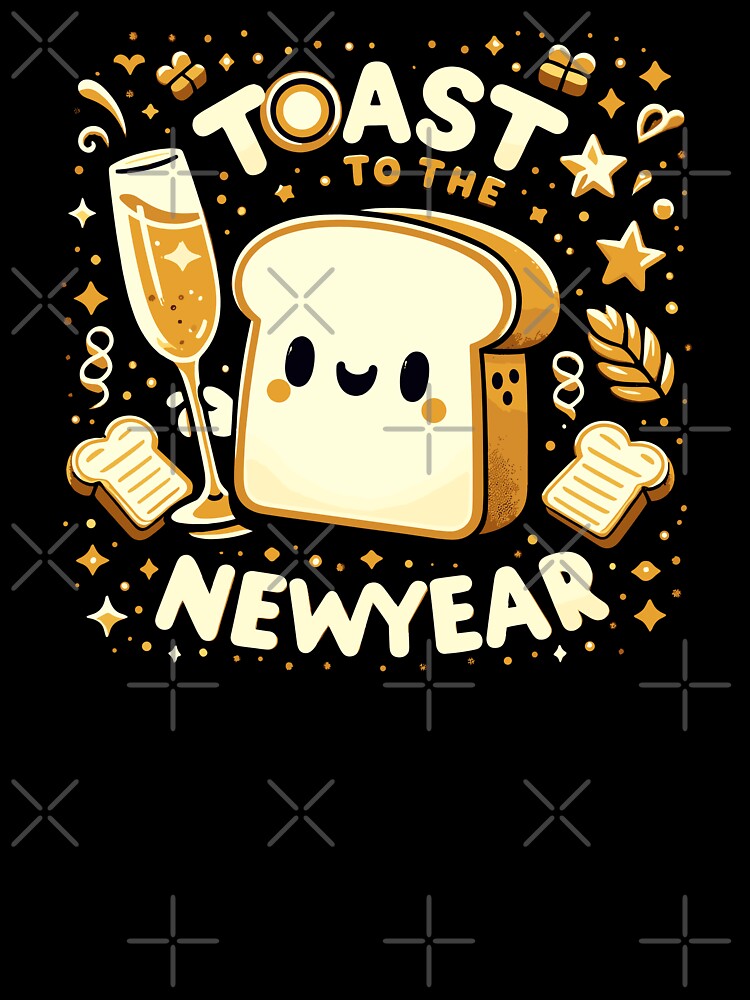 Cute toast to the new year by TomFrontierArt
