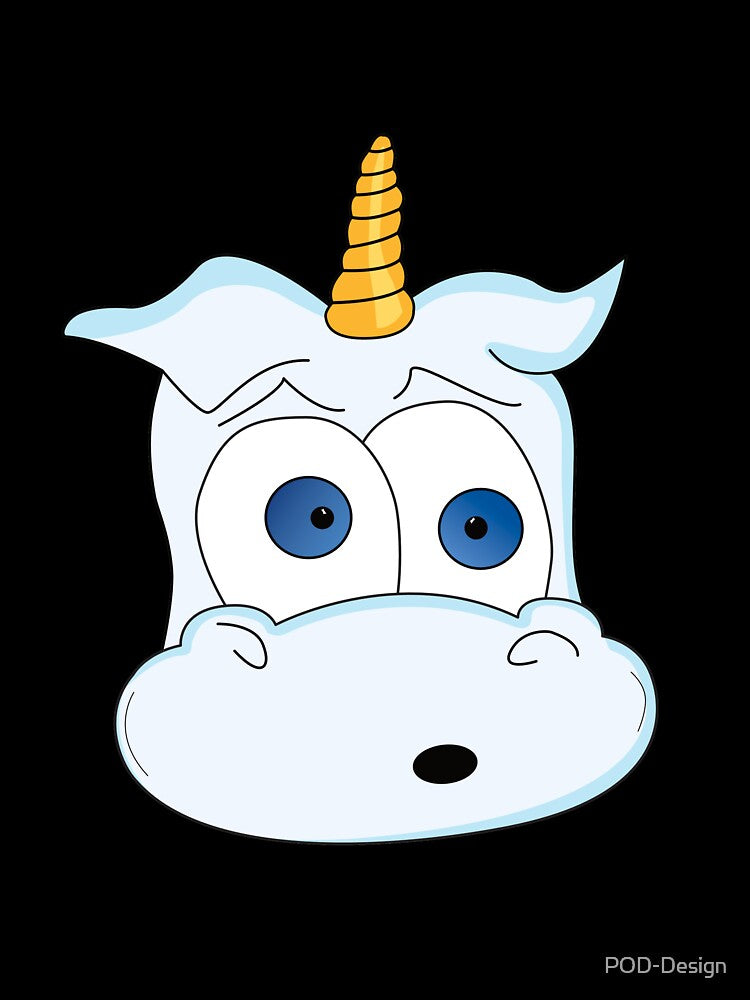 Cute unicorn is confused by POD-Design