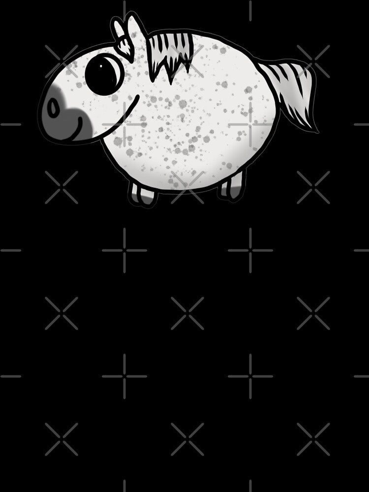 Grey Potato Pony by ashleysarts