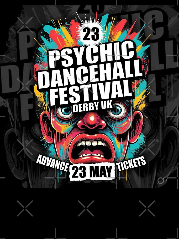 Psychic Dancehall Festival 23 May Derby UK Shirt – EDM Rave Festival Graphic Tee – Psychedelic Music Festival Merch by Sushikidsntod