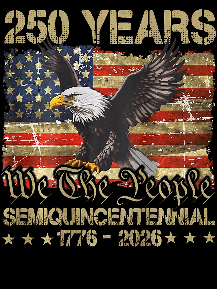 American Flag 250 Years 1776-2026 USA Independence Celebration by susannenovak