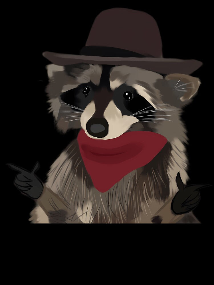 Cowboy Raccoon by LoicThiessen