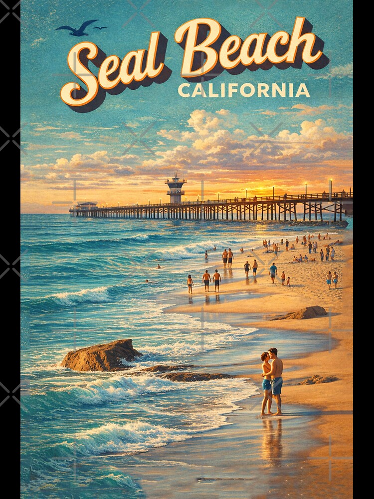 Seal Beach Retro Vintage by maximinano100k