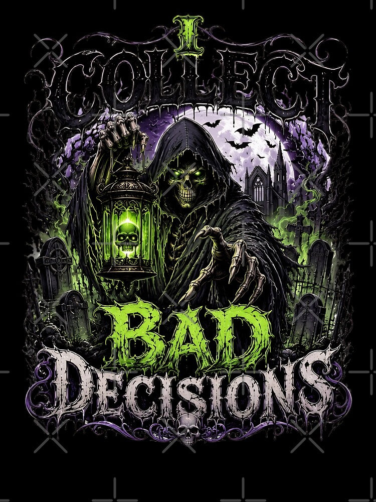 Collect Bad Decisions Gothic Reaper. by HorrorInkStudio