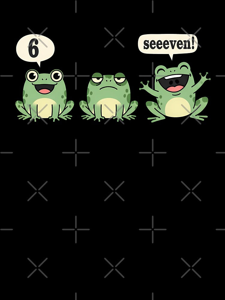 Six seven funny frogs by FatBirdie