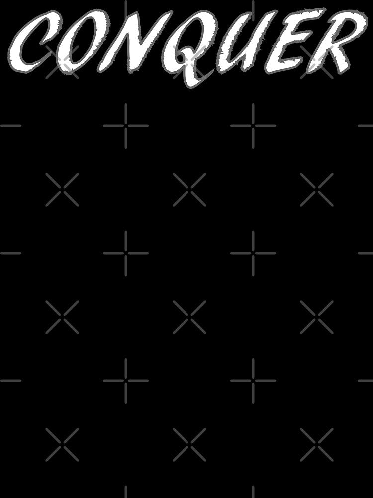 Conquer, Inspirational word by AFordhamDesigns