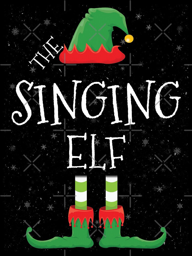 Singing Elf Family Matching Christmas Group Funny Gift by DavisHasari