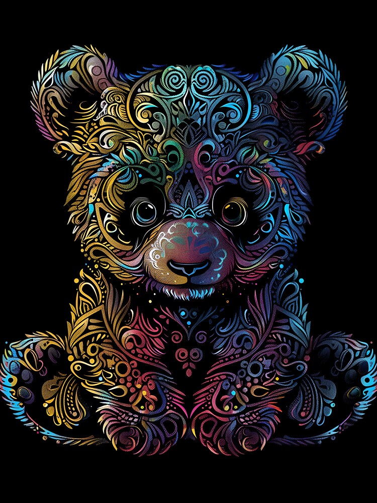 Stylized Baby Panda 3 by HarmonyTheKoala