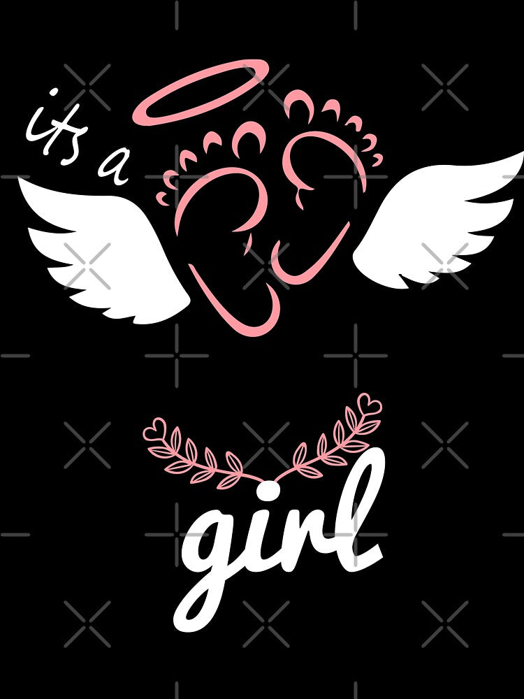 mom pregnancy waiting a girl baby tshirt by Amirebdesign