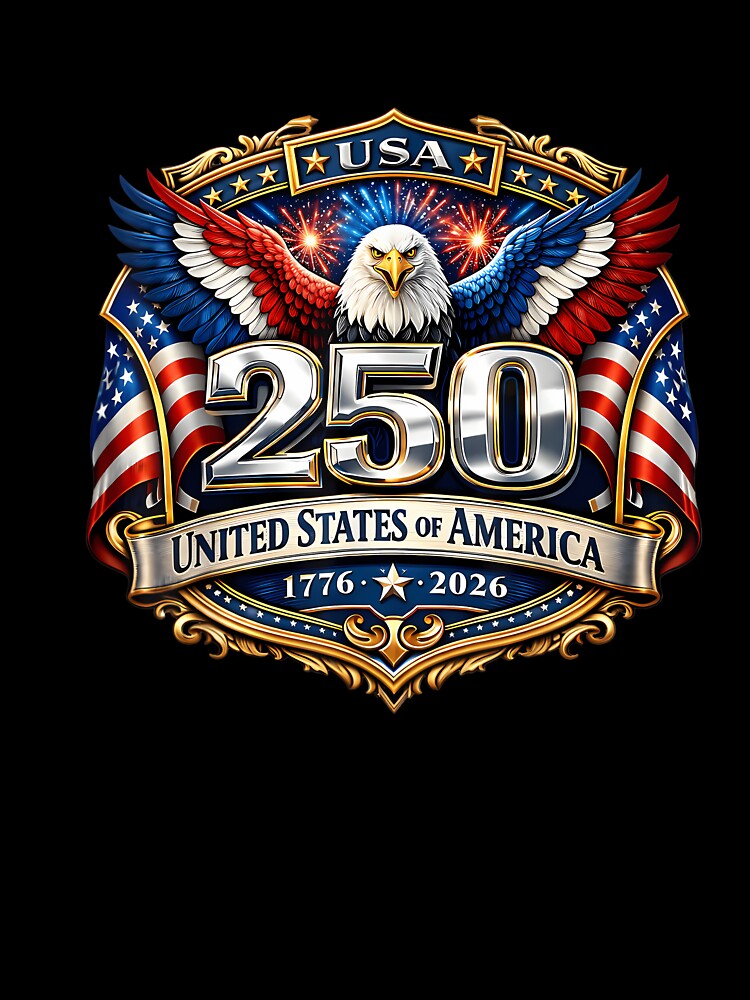 250 Years American 250Th  Us Usa Flag 4Th Of July by tratakos
