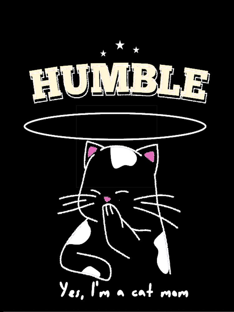 humble , yes , iam cat mom by waheedtshirts