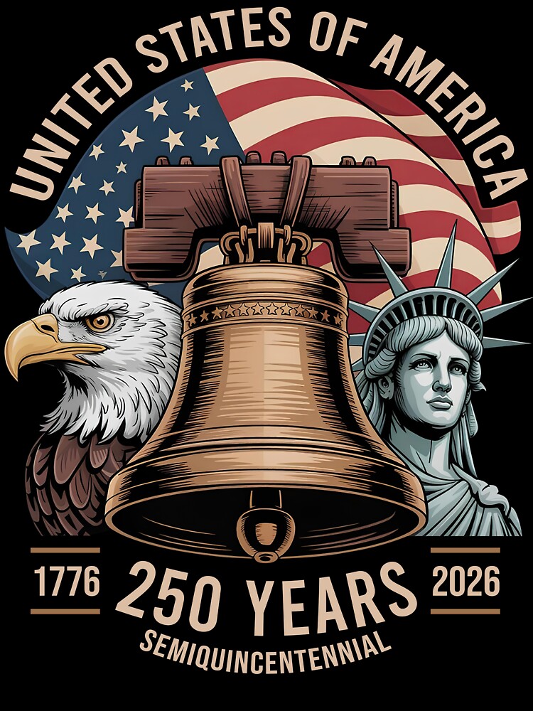 America 250th Anniversary Shirt - Semiquincentennial 1776-2026 - USA Heritage Theme by jeffereykent