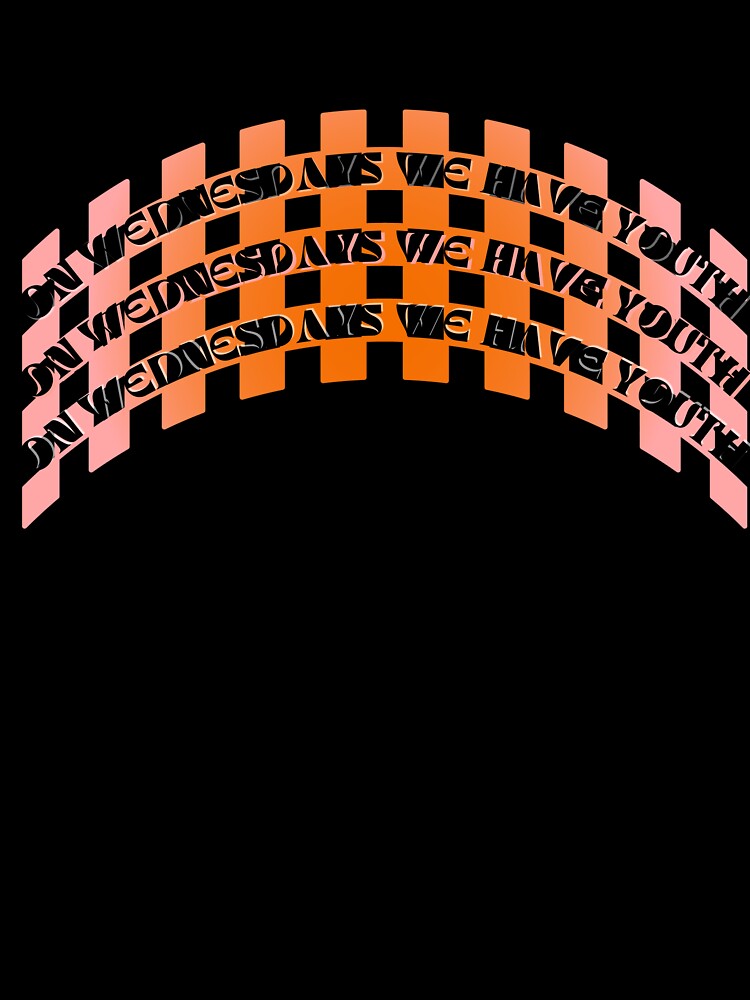 Ombre Checkered Wednesday Youth by AshTreeCrtvCo