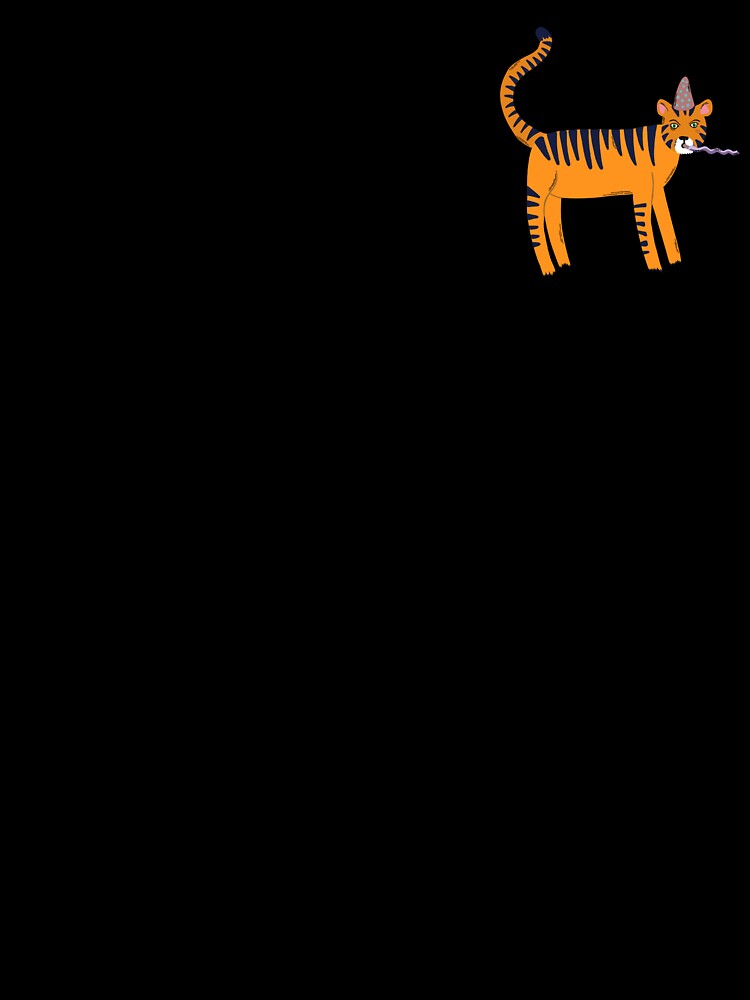 Party animal - tiger by Itsthebentham